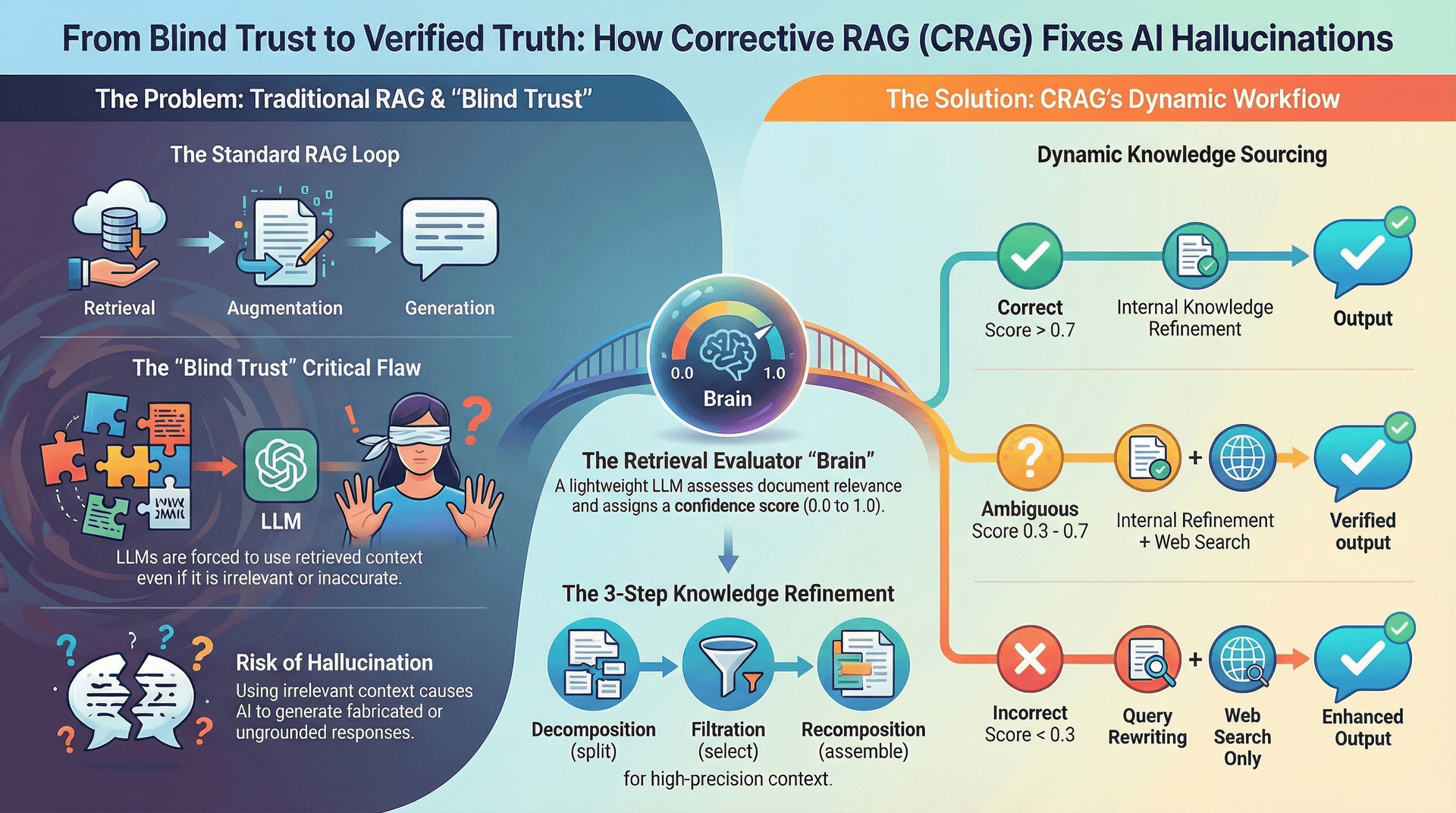 Corrective RAG-Fixing the Blind Spots of Traditional RAG Systems